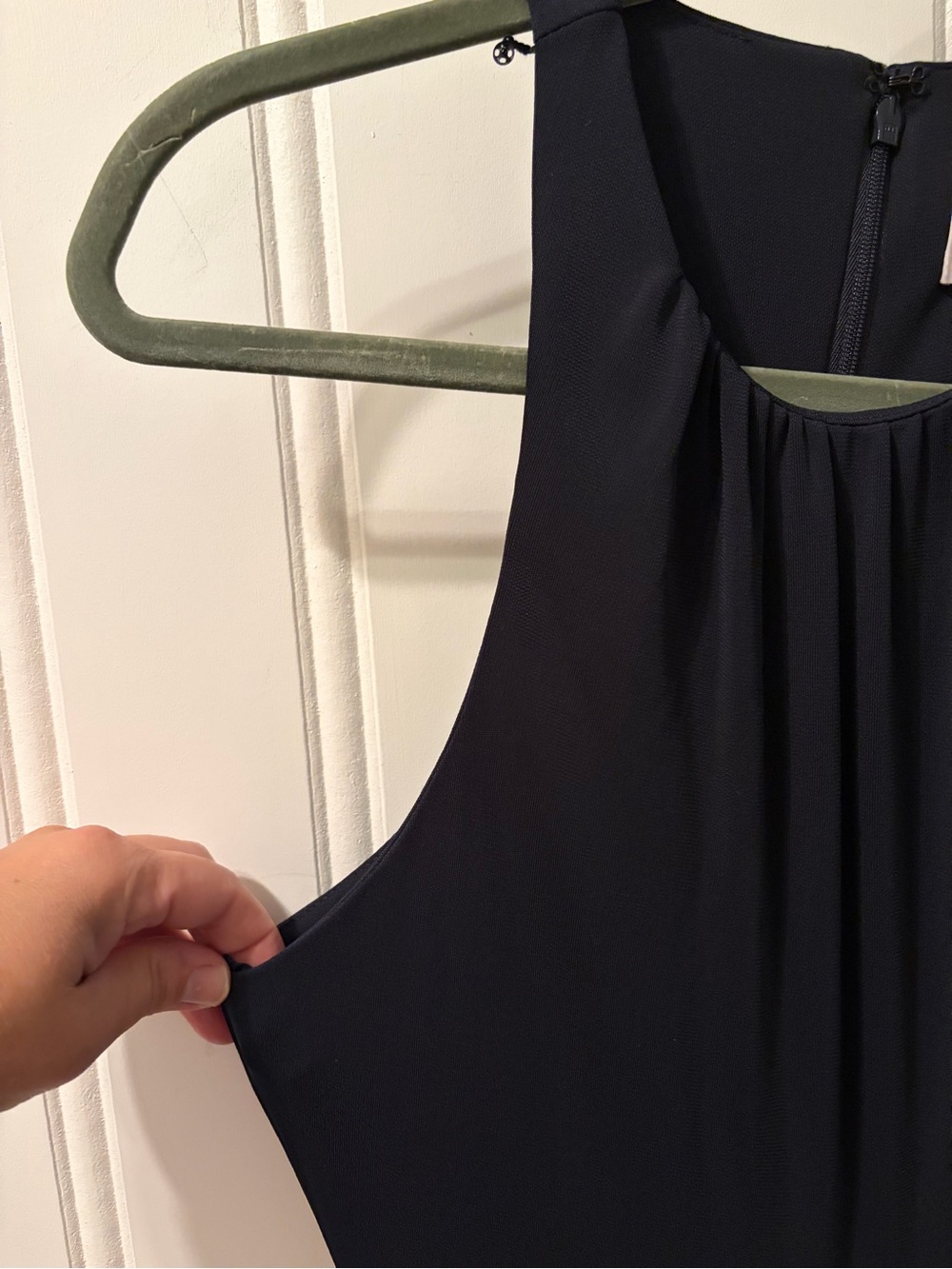 Cinq A Sept Lezlie Jersey Dress Midnight Blue Size 4 - Picture 6 of 16